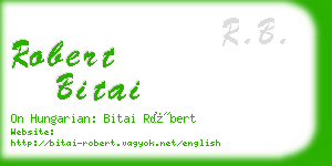 robert bitai business card